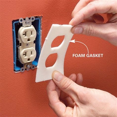 how to seal ceiling electrical boxes|electrical outlet sealing gasket.